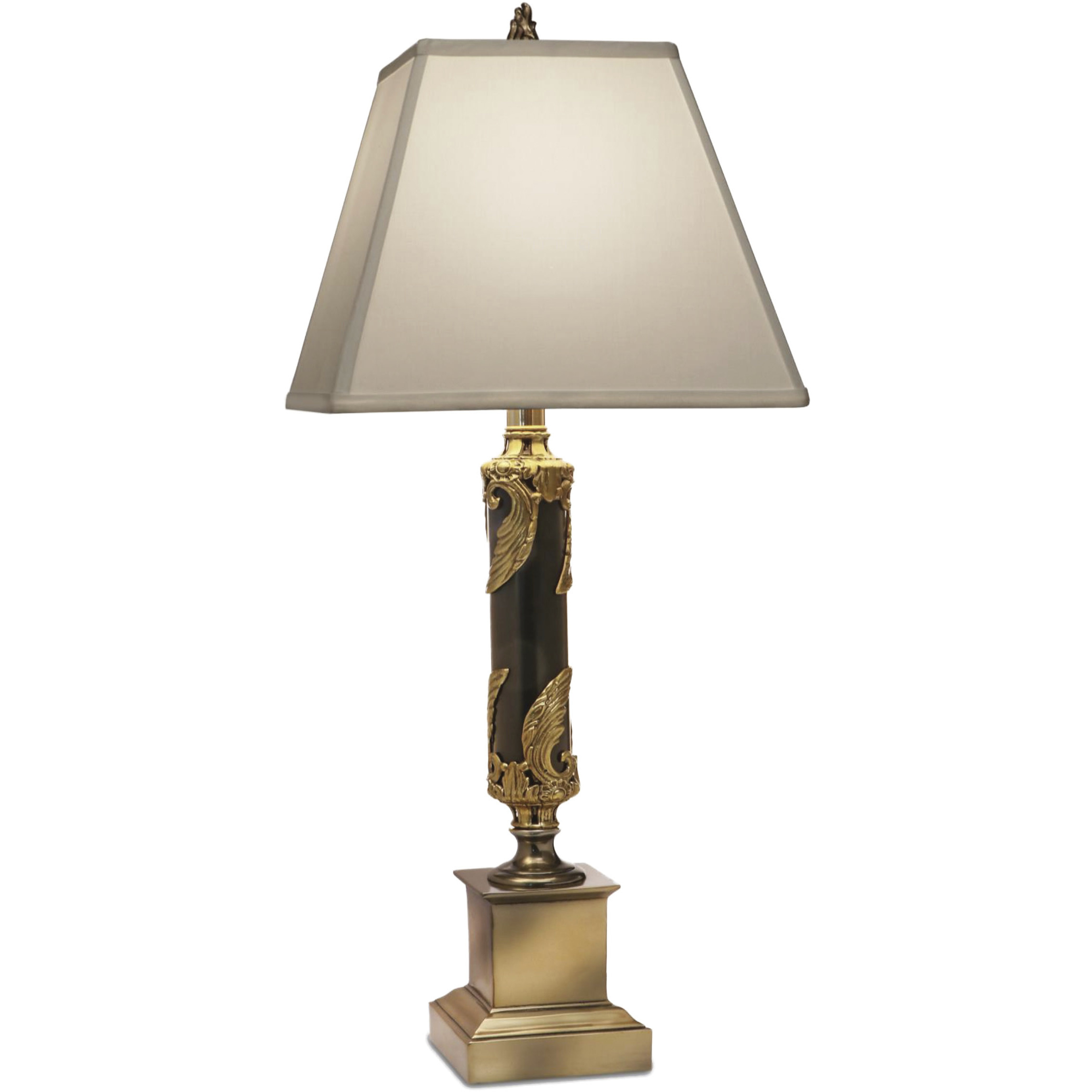 Ellie 30 inch 150 watt Burnished Brass Table Lamp Portable Light
